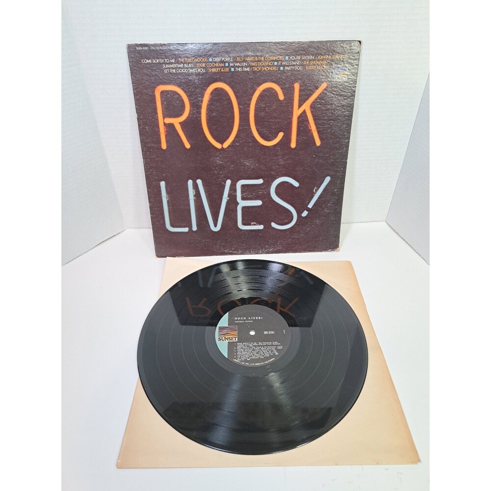 Rock Lives! Various Artists Vinyl LP 1970 Sunset Records 70s Vintage Rock Album